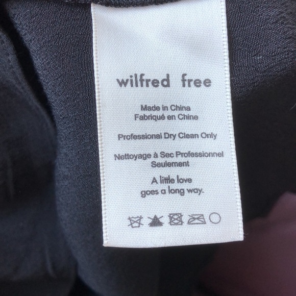 Aritzia Wilfred lace-up blouse - Picture 5 of 7